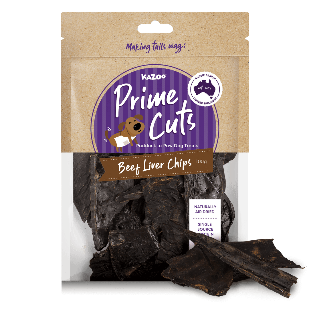 Aussie Beef Liver Chips Dog Treats