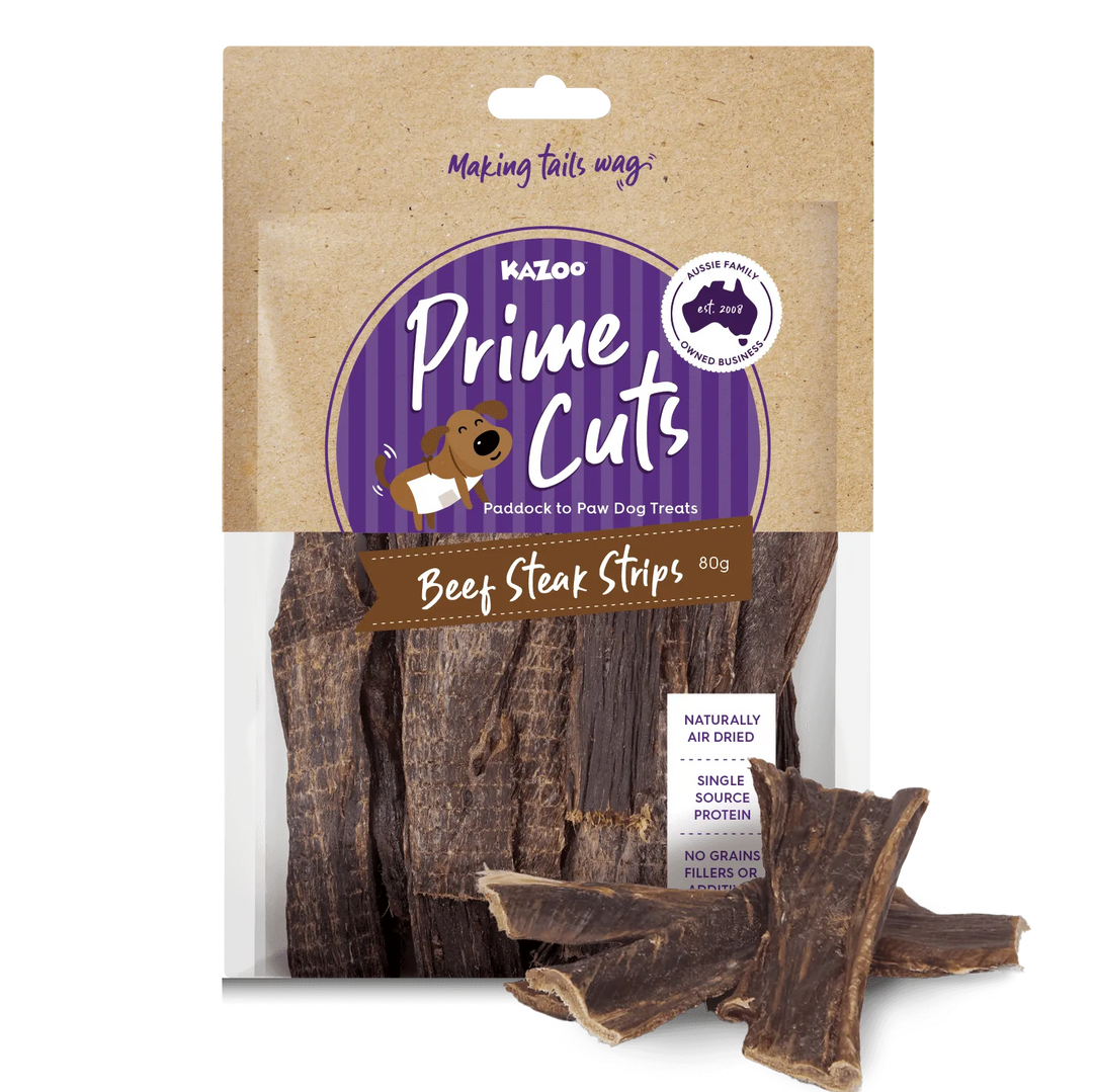 Aussie Beef Steak Strips Dog Treats