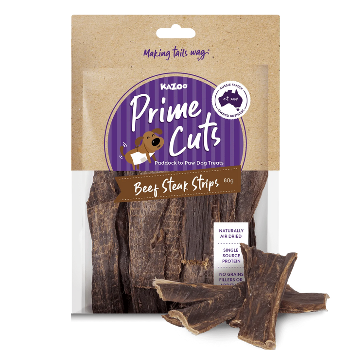 Aussie Beef Steak Strips Dog Treats