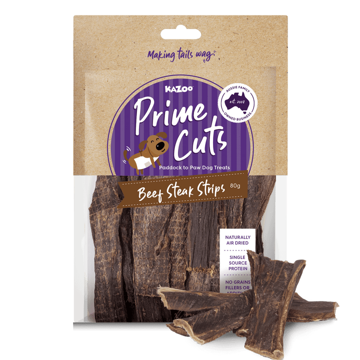 Aussie Beef Steak Strips Dog Treats