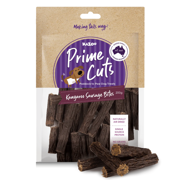 Aussie Kangaroo Sausage Bites Dog Treats