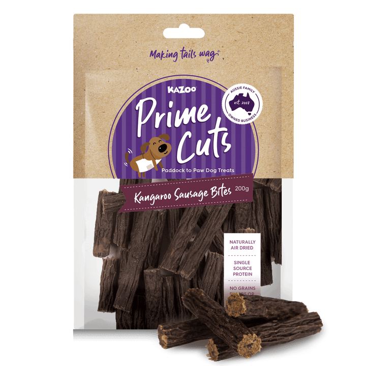 Aussie Kangaroo Sausage Bites Dog Treats