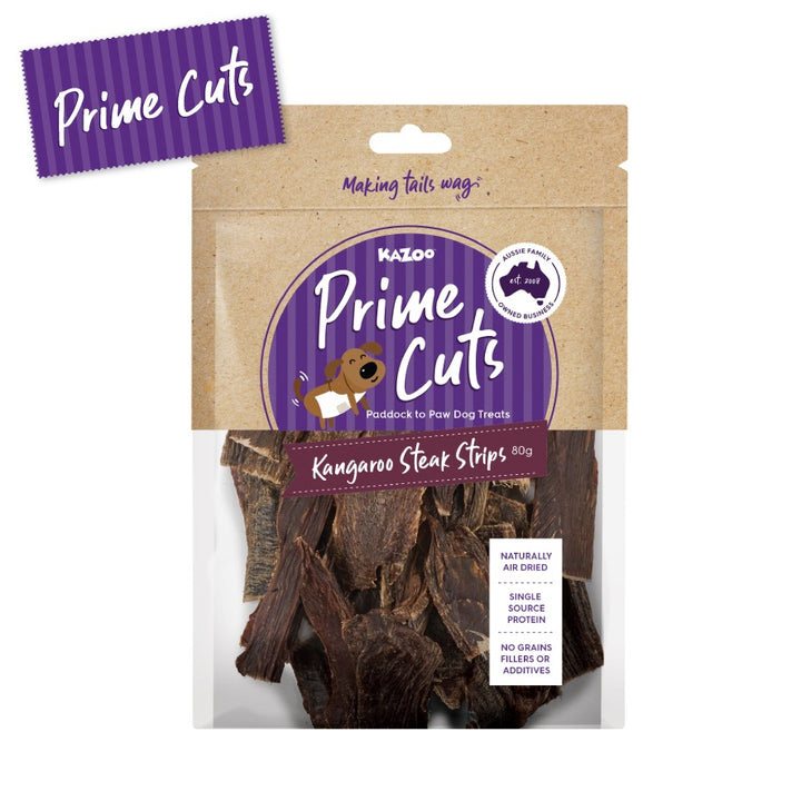Aussie Kangaroo Steak Strips Dog Treat