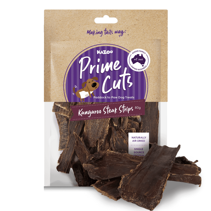 Aussie Kangaroo Steak Strips Dog Treat
