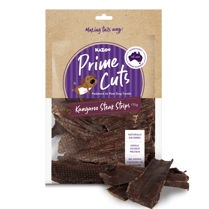 Aussie Kangaroo Steak Strips Dog Treat