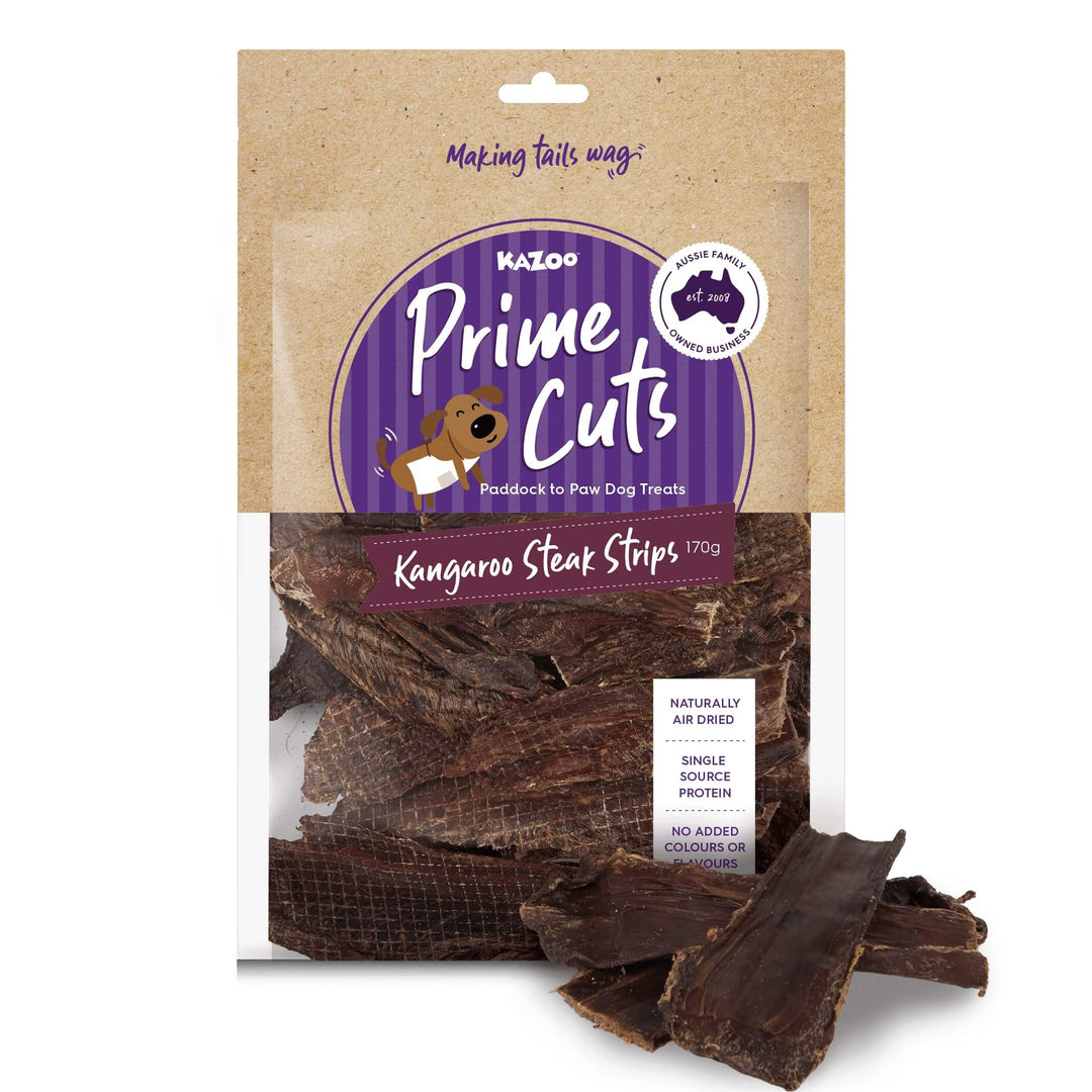 Aussie Kangaroo Steak Strips Dog Treat