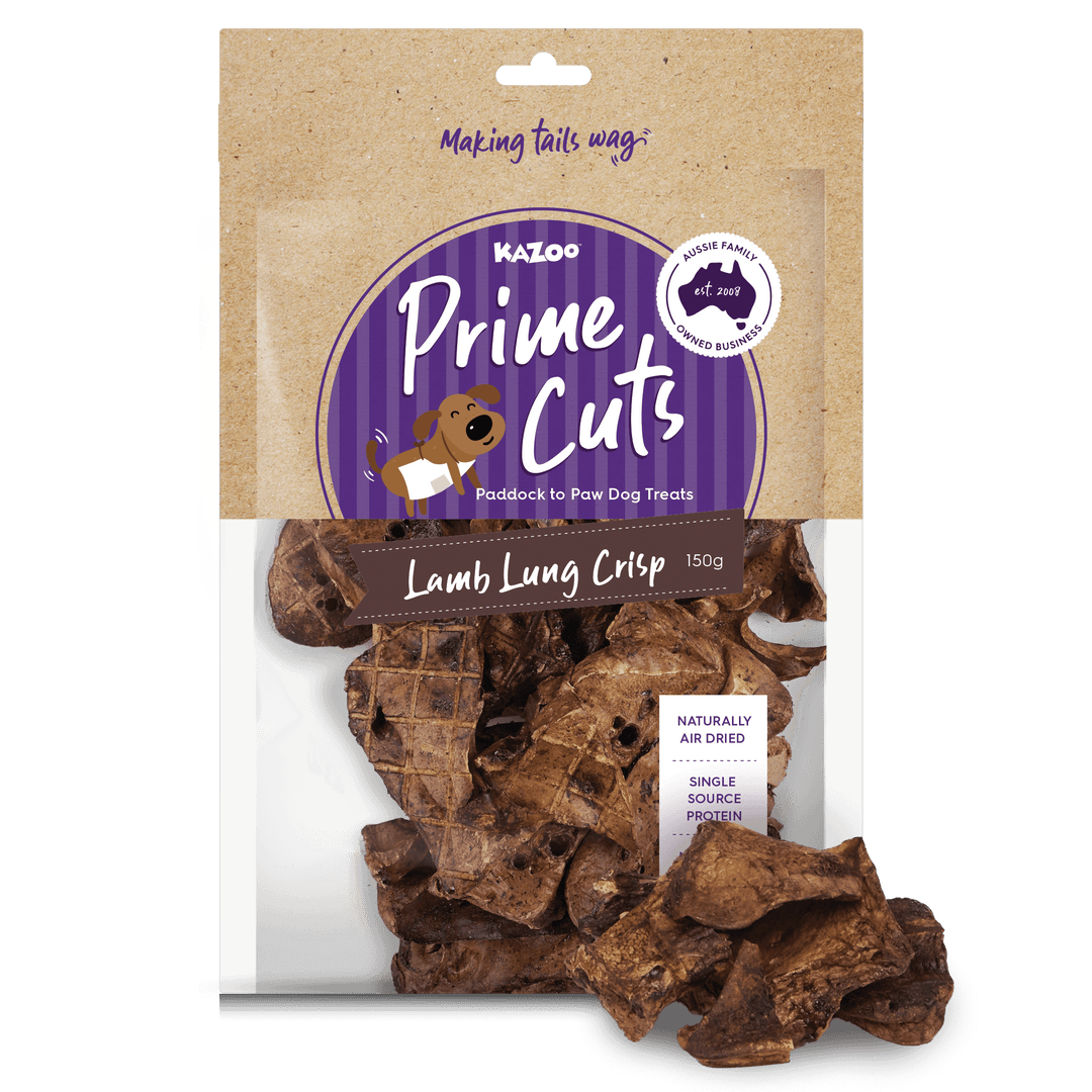 Aussie Lamb Lung Crisps Dog Treats