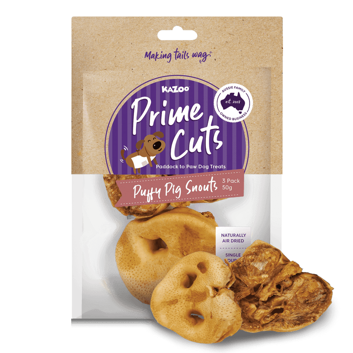 Puffy Pig Snout Dog Treats