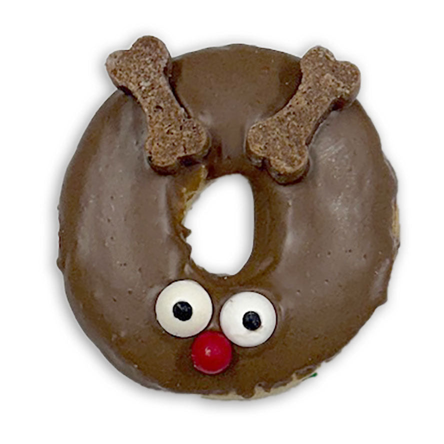 Rudolph Dog Donut