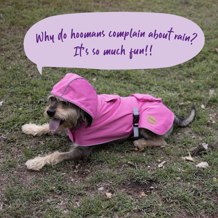 Rainy Days Dog Raincoat - Pink