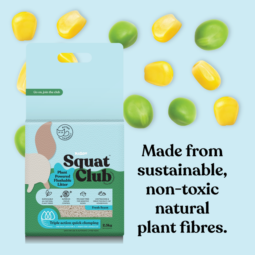Plant Powered Flushable Cat Litter - Fresh Scent