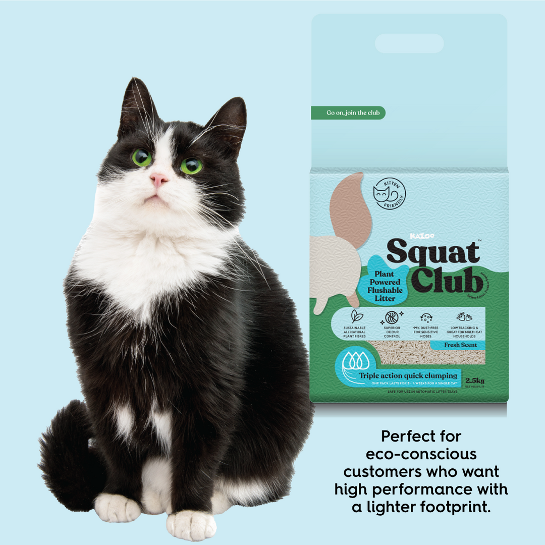Plant Powered Flushable Cat Litter - Fresh Scent