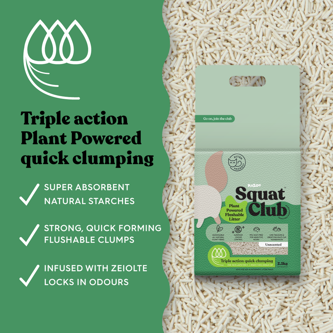 Plant Powered Flushable Cat Litter