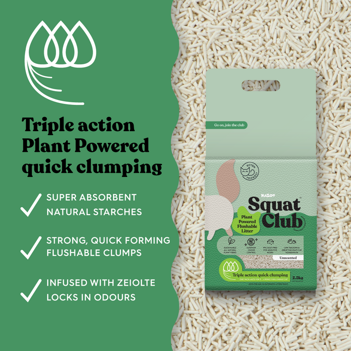 Plant Powered Flushable Cat Litter