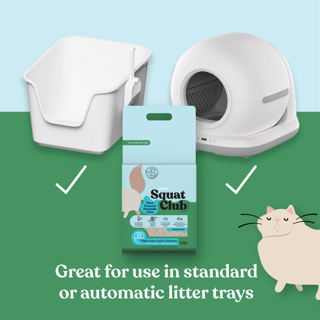 Plant Powered Flushable Cat Litter - Fresh Scent