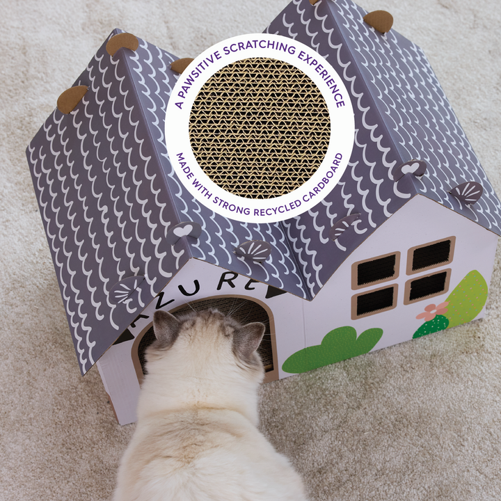 Cat Cottage Cardboard House