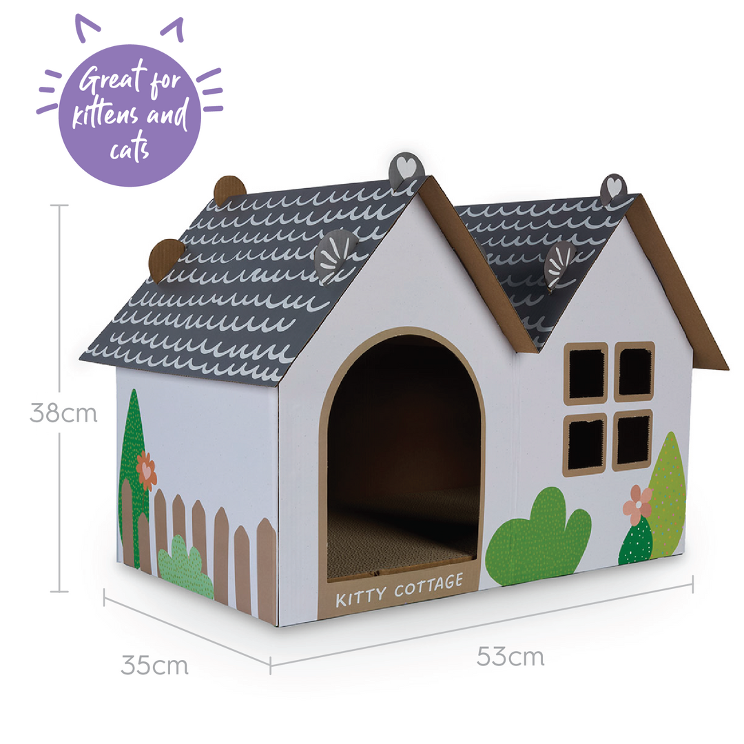 Cat Cottage Cardboard House