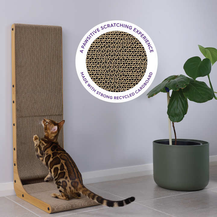Wall & Ball Vertical Cat Scratch Pad