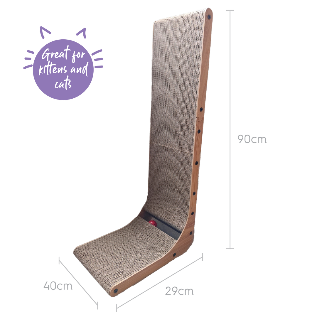 Wall & Ball Vertical Cat Scratch Pad