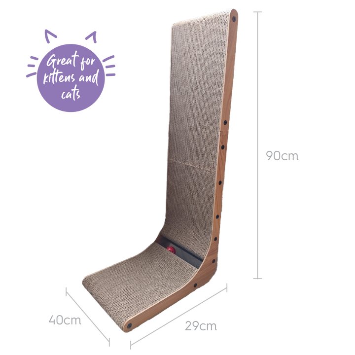 Wall & Ball Vertical Cat Scratch Pad