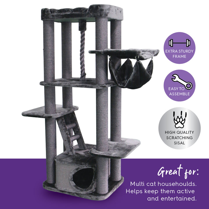 Kitty Climb Playground - Charcoal