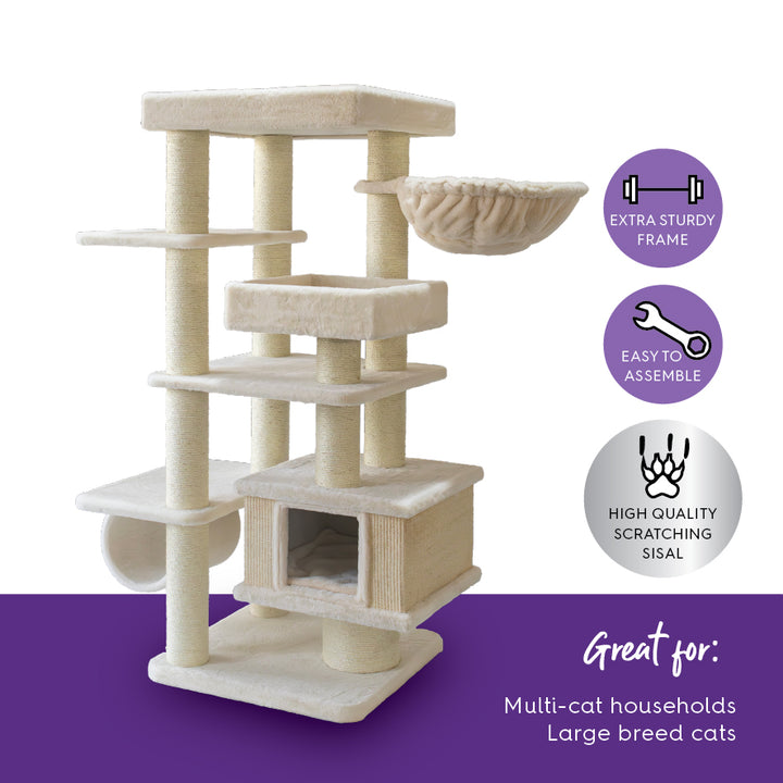 Cloud Nine Catnap Tower - Cream