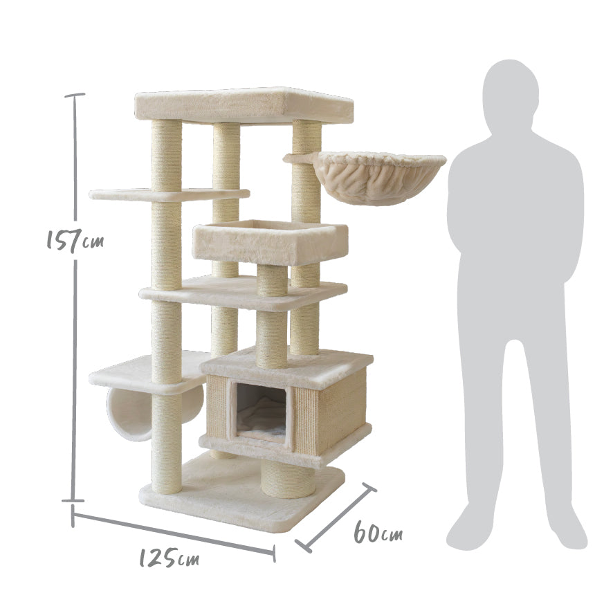 Cloud Nine Catnap Tower - Cream