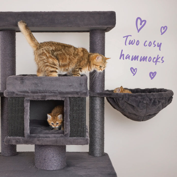 Scratchelor Pad Cat Tree - Grey