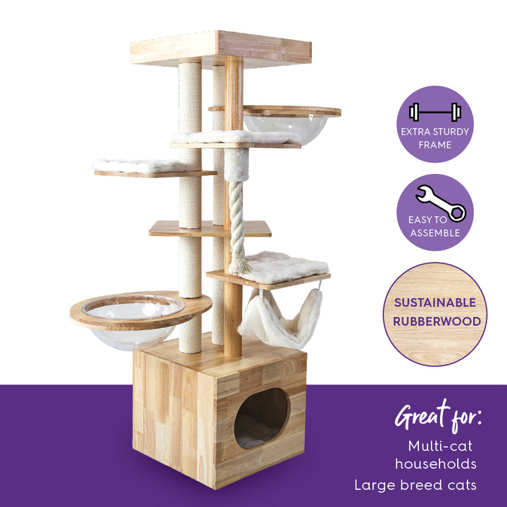 Scandi Cat Scratch Tree
