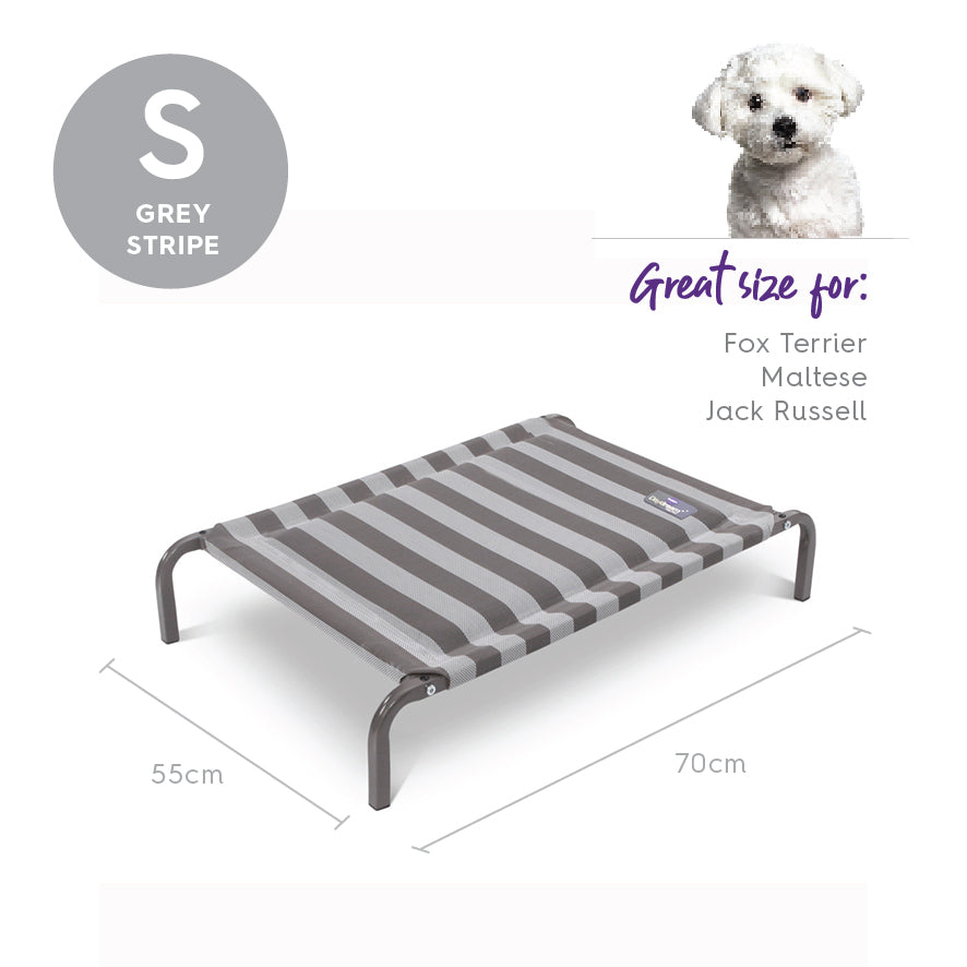 Kazoo Pillow Top Outdoor Dog Bed - Striped – Kazoo Pet Co