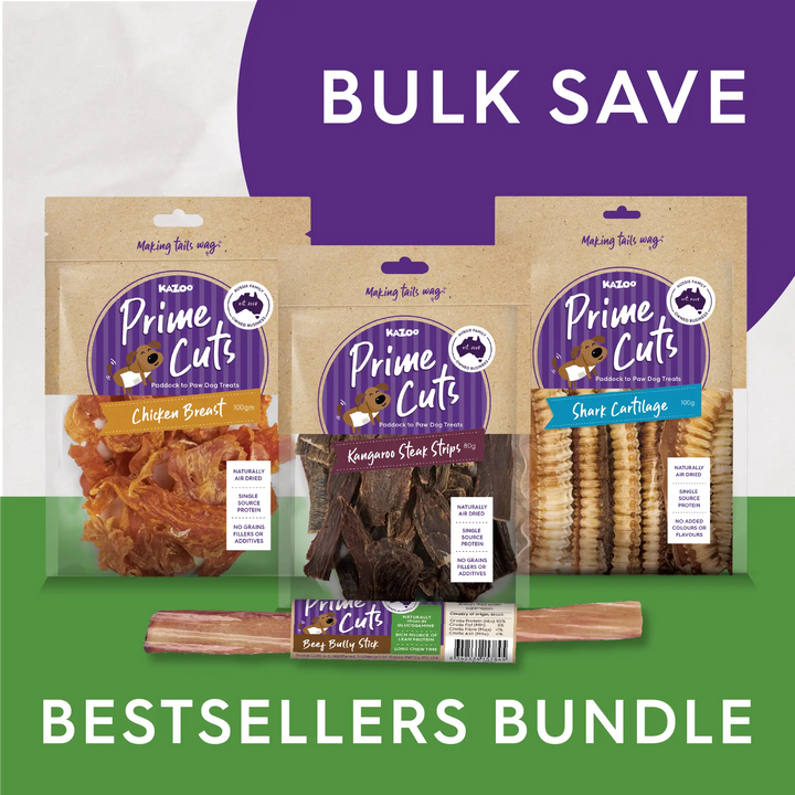 Prime Cuts Best Sellers Dog Treat Bundle