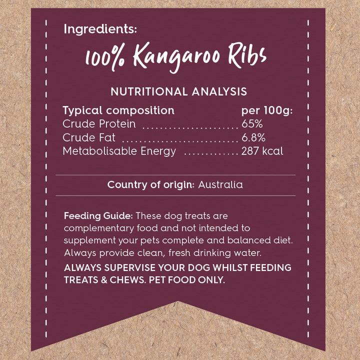 Aussie Kangaroo Ribs Value Pack - 1kg