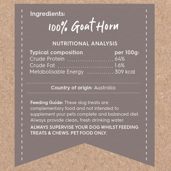 Aussie Goat Horn Dog Treat