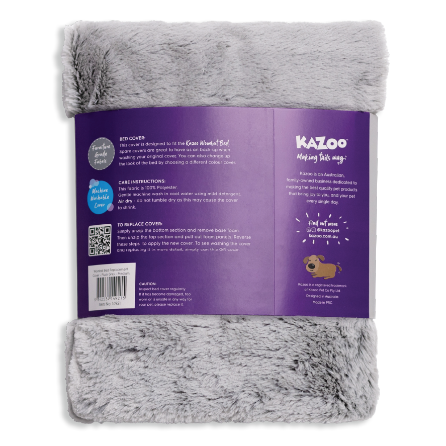 Replacement Bed Cover Wombat Bed Kazoo Pet Co