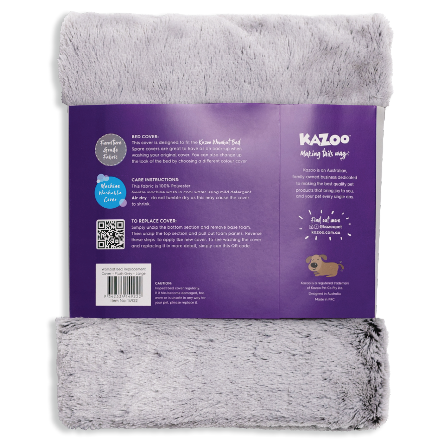 Replacement Bed Cover Wombat Bed Kazoo Pet Co