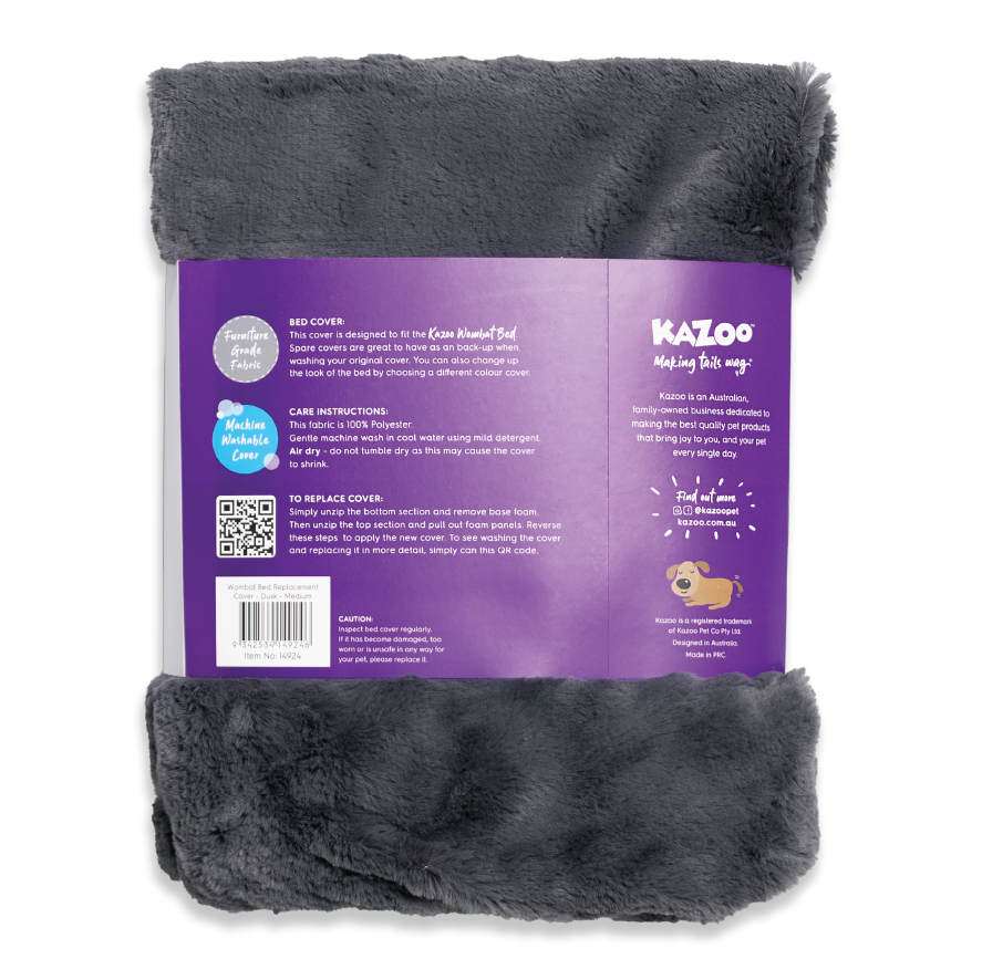 Replacement Bed Cover Wombat Bed Kazoo Pet Co