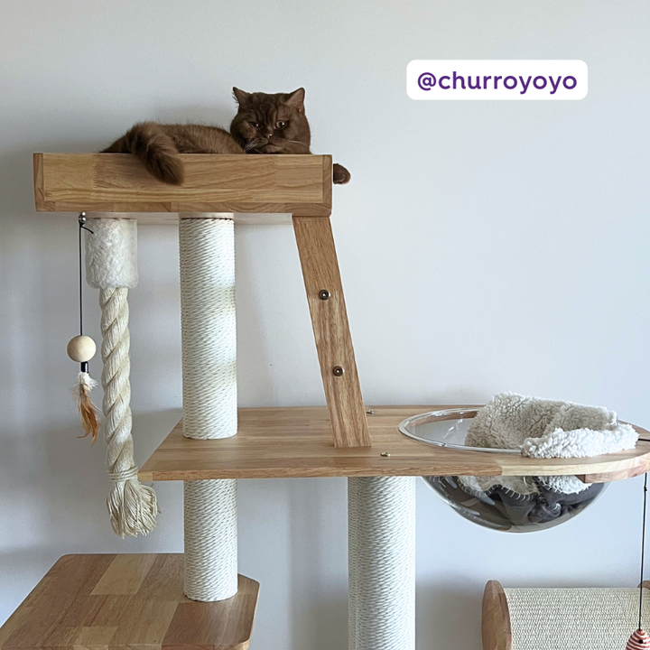 Multi Level Scandi Cat Tower