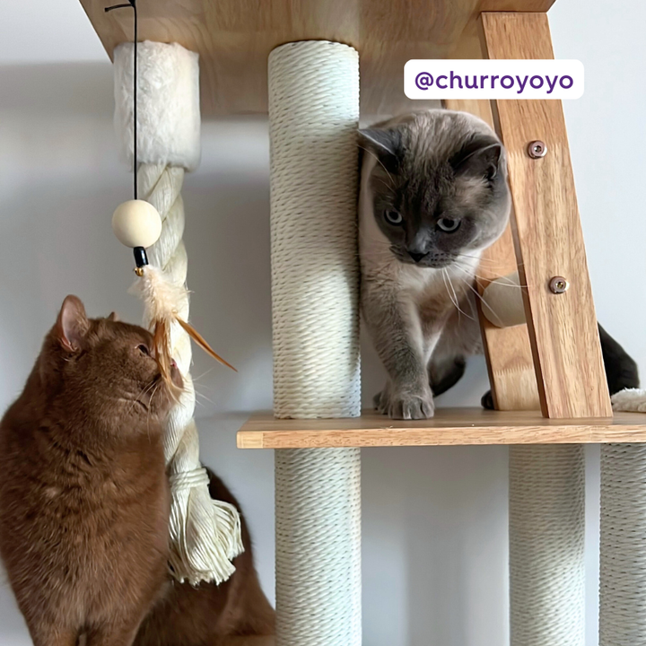 Multi Level Scandi Cat Tower