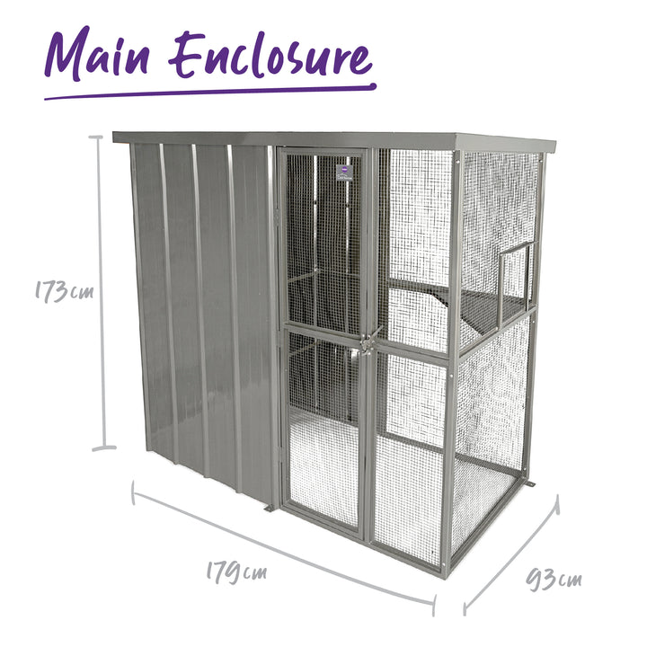Outdoor Cat House Enclosure - Full Set