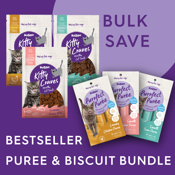 Cat Puree & Biscuit Treat Bundle