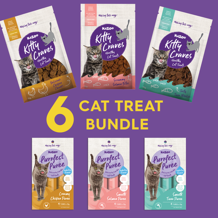 Cat Puree & Biscuit Treat Bundle