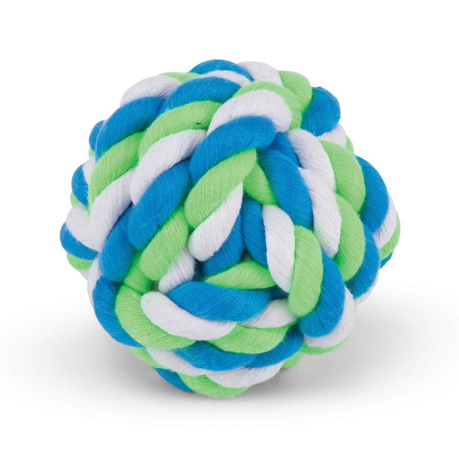 Twisted Rope Knot Ball - Kazoo Pet Co