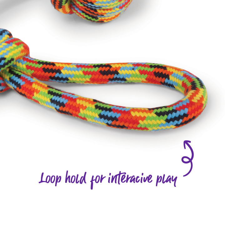 Braided Rope Sling Knot Ball - Kazoo Pet Co