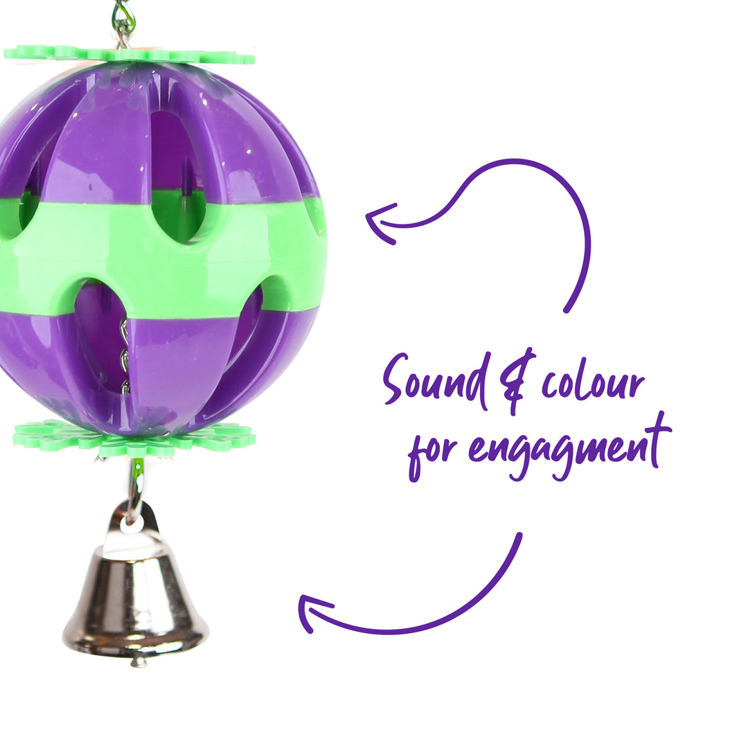 Colourful Ball & Bell - Kazoo Pet Co