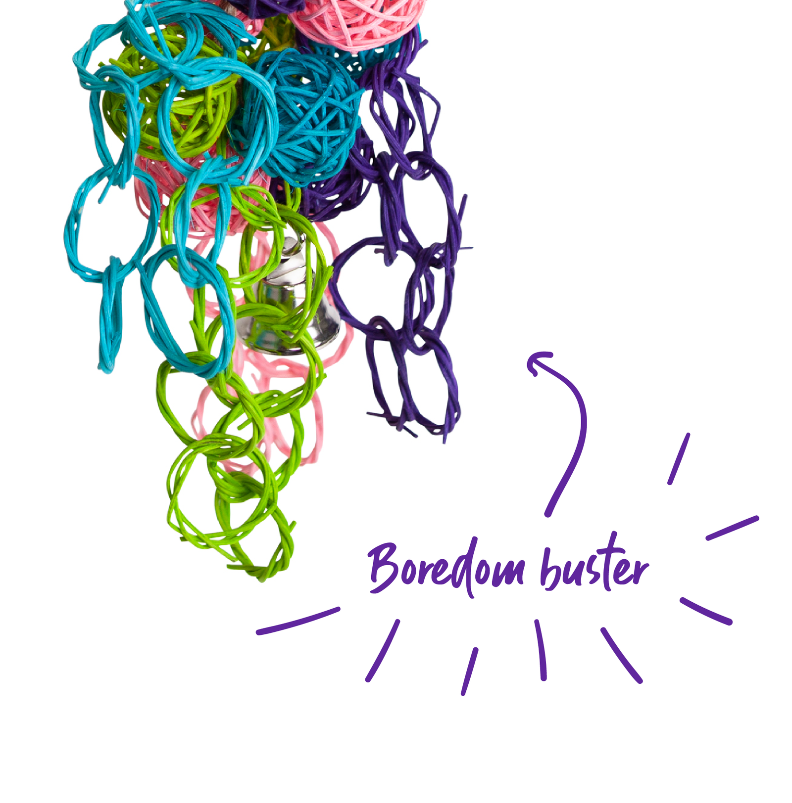 Wicker Ball Bouquet - Kazoo Pet Co