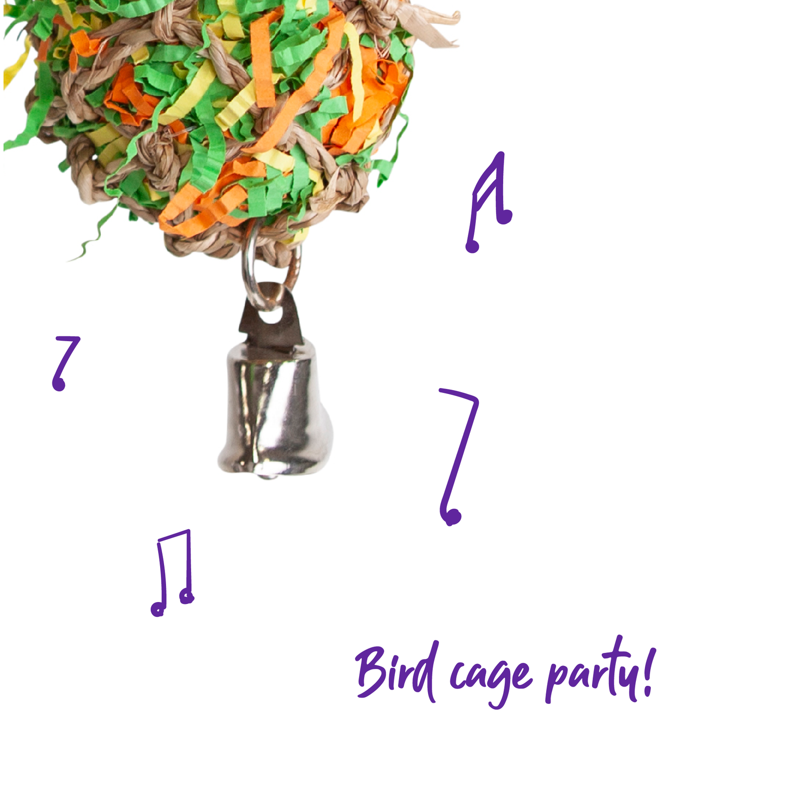 Crinkle Ball & Bell - Kazoo Pet Co