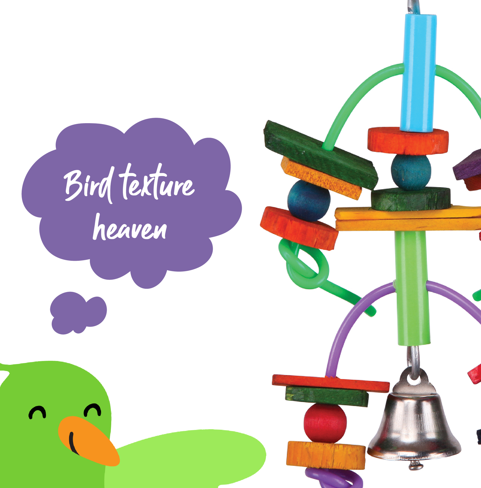 Two Tier with Log & Bell - Kazoo Pet Co