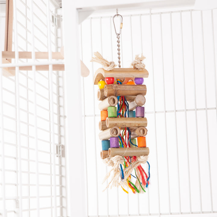 Tower Toy with Sisal & Beads - Kazoo Pet Co