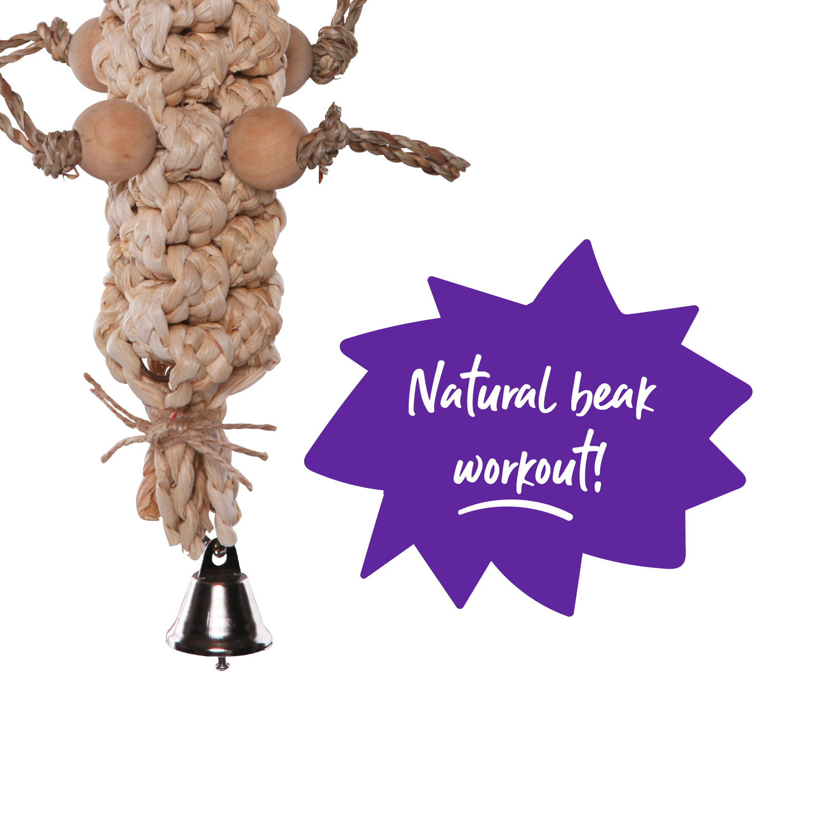 Natural Pacifier with Beads - Kazoo Pet Co