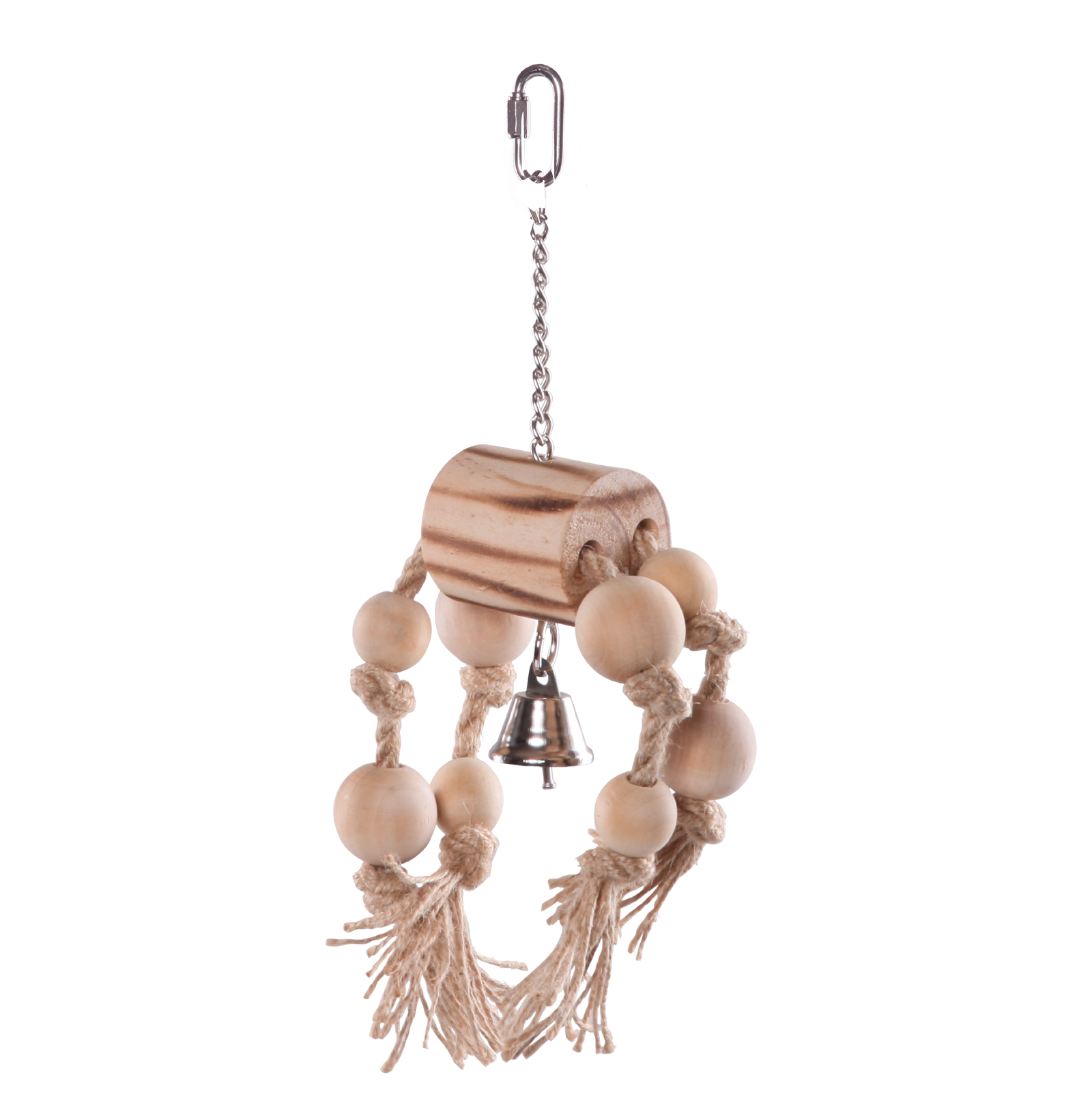 Wooden Trunk with Rope & Beads - Kazoo Pet Co